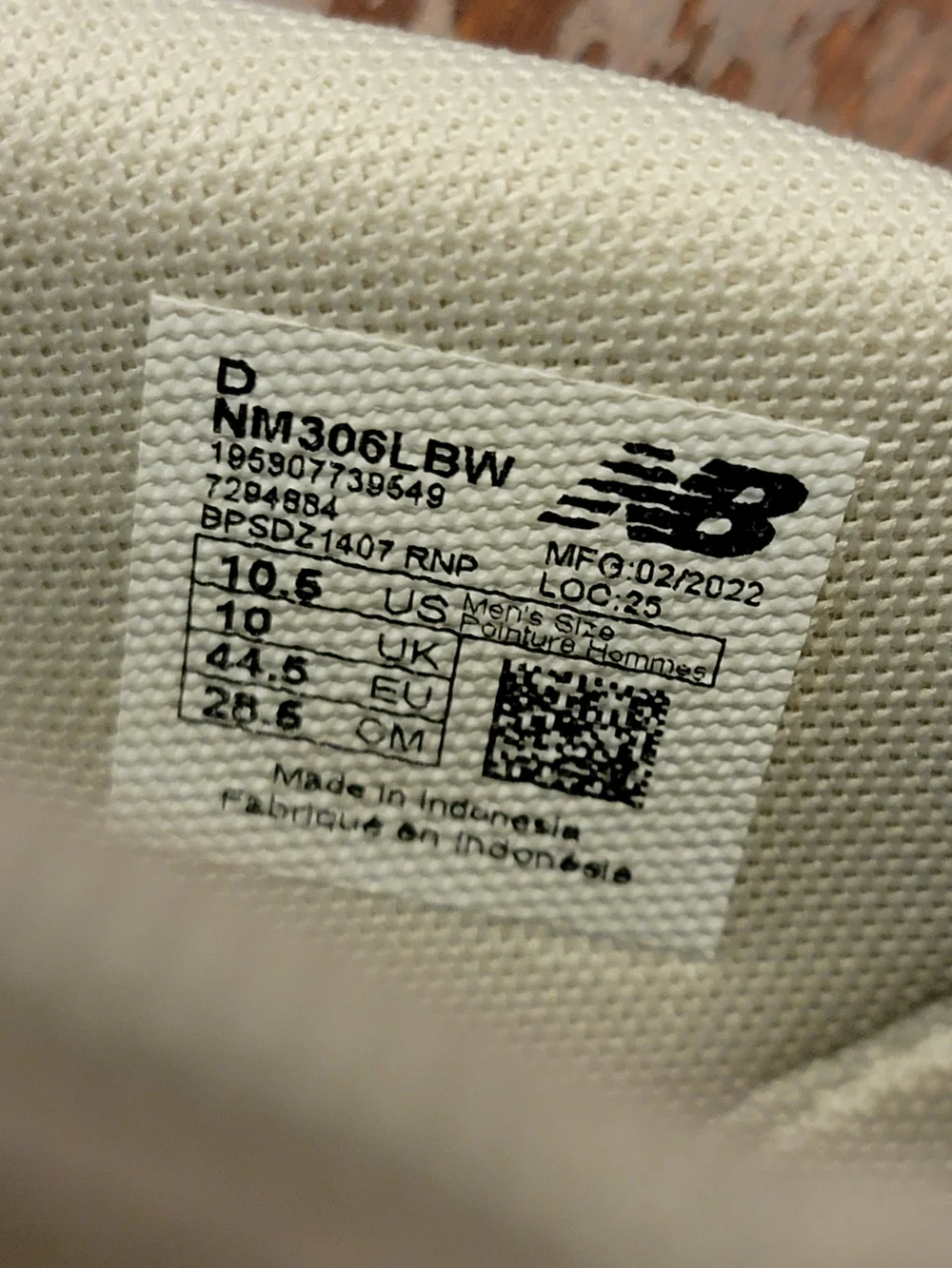 New Balance Beige Suede Slip-On Sneakers with Gum Sole
